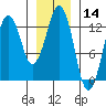The Summit tide chart for Tuesday, January 14, 2025