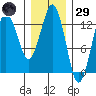 The Summit tide chart for Wednesday, January 29, 2025