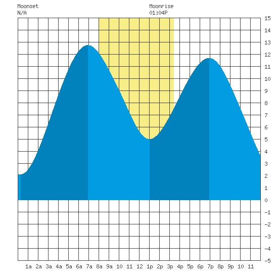 The Summit tide chart for Friday, November 28, 2025
