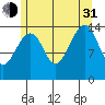 Thoms Point tide chart for Saturday, July 31, 2021