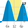 Thunderbolt tide chart for Sunday, January 12, 2025