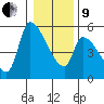 Tillamook tide chart for Sunday, January 9, 2022