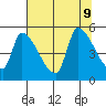 Tillamook tide chart for Friday, August 9, 2024