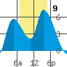 Tillamook tide chart for Sunday, November 9, 2025
