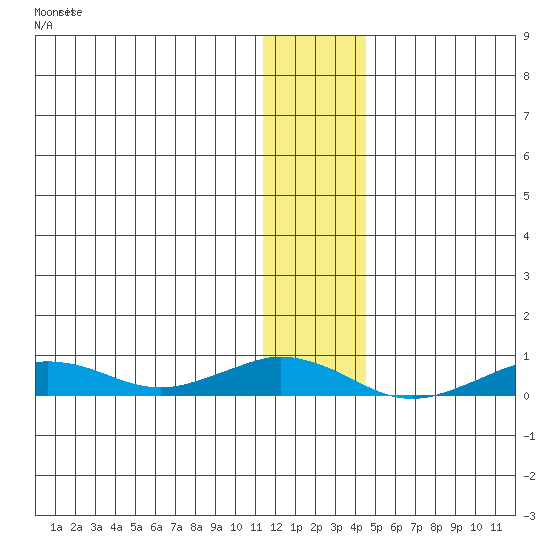 Tin City tide chart for Sunday, November 23, 2025