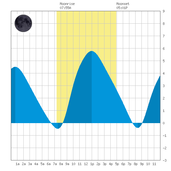 Tinicum National Wildlife Refuge tide chart for Thursday, January 11, 2024