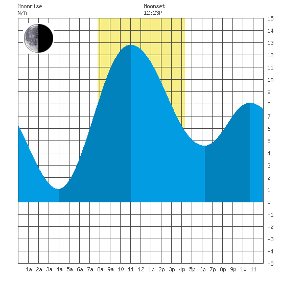 Tracyton tide chart for Thursday, December 11, 2025