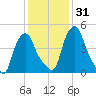 Troy tide chart for Friday, January 31, 2025