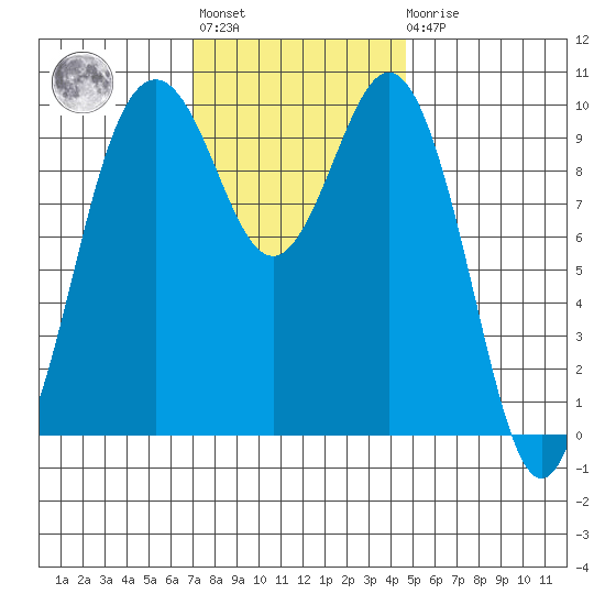 Tulalip tide chart for Tuesday, November 8, 2022