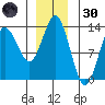 Petersburg tide chart for Monday, December 30, 2024