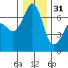 Stuart Island tide chart for Saturday, December 31, 2022