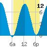 Salt Water Creek, Wright River tide chart for Tuesday, August 12, 2025