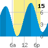 Salt Water Creek, Wright River tide chart for Friday, August 15, 2025