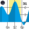 Twin Beach tide chart for Monday, January 31, 2022