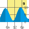 Two Arm Bay tide chart for Friday, August 9, 2024