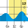 Udamat Bay tide chart for Tuesday, August 12, 2025