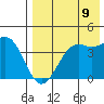 Udamat Bay tide chart for Saturday, August 9, 2025