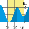 Petaluma Marina tide chart for Saturday, August 31, 2024