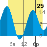 Village Rock tide chart for Tuesday, June 25, 2024