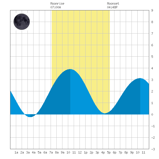 Bonneau Ferry tide chart for Tuesday, December 12, 2023