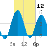 Wappoo Creek bridge tide chart for Friday, January 12, 2024