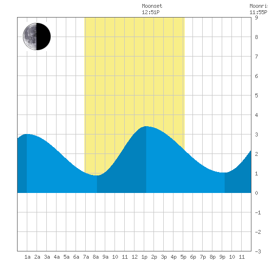 Pawleys Island South tide chart for Friday, November 22, 2024