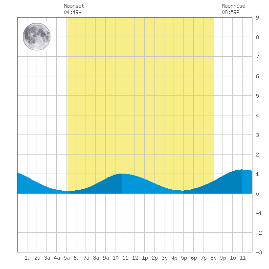 Martha's Vineyard tide chart for Sunday, May 31, 2026