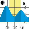 Wedderburn tide chart for Sunday, January 9, 2022