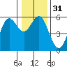 Wedderburn tide chart for Sunday, December 31, 2023