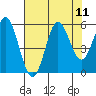 Wedderburn tide chart for Monday, August 11, 2025