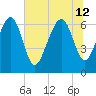 Whale Branch entrance tide chart for Friday, July 12, 2024