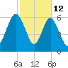 Whale Branch entrance tide chart for Thursday, February 12, 2026