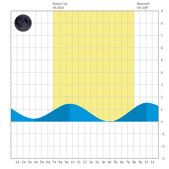 Whale Harbor Channel tide chart for Sunday, August 4, 2024