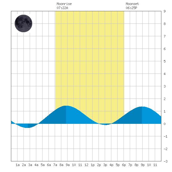 Whale Harbor Channel tide chart for Wednesday, January 29, 2025