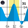 Whitewater Bay tide chart for Monday, January 31, 2022