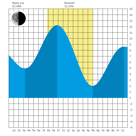 Whitney Point tide chart for Tuesday, January 25, 2022