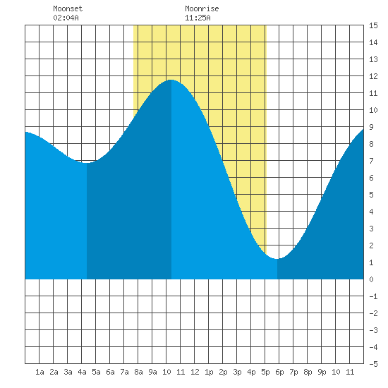 Whitney Point tide chart for Sunday, January 29, 2023