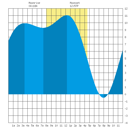 Whitney Point tide chart for Sunday, January 7, 2024