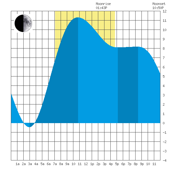 Whitney Point tide chart for Friday, November 8, 2024