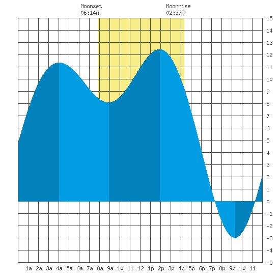 Whitney Point tide chart for Friday, December 13, 2024