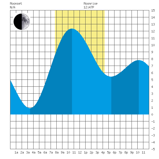 Whitney Point tide chart for Sunday, December 8, 2024