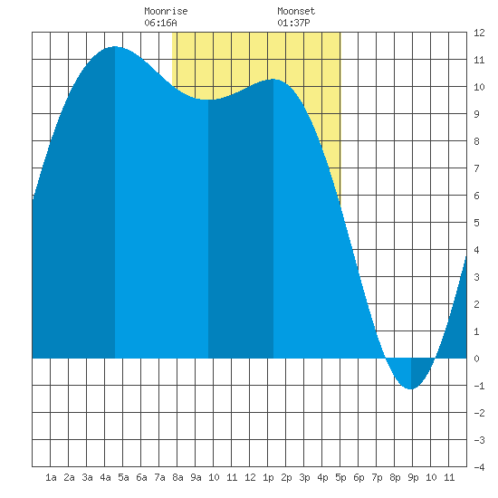 Whitney Point tide chart for Sunday, January 26, 2025