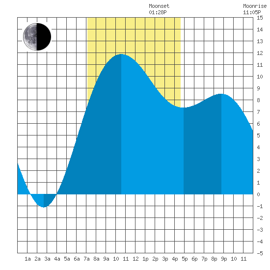 Whitney Point tide chart for Tuesday, November 11, 2025