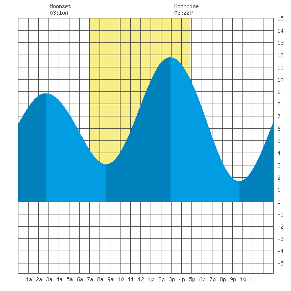 Whitney Point tide chart for Sunday, November 2, 2025