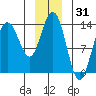 William Henry Bay tide chart for Tuesday, December 31, 2024