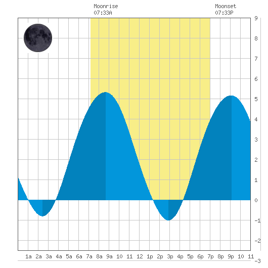 Williamsburg Bridge tide chart for Sunday, March 10, 2024