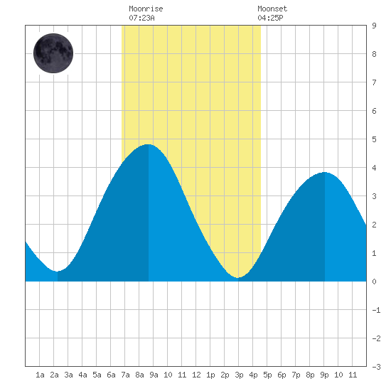 Williamsburg Bridge tide chart for Thursday, November 20, 2025