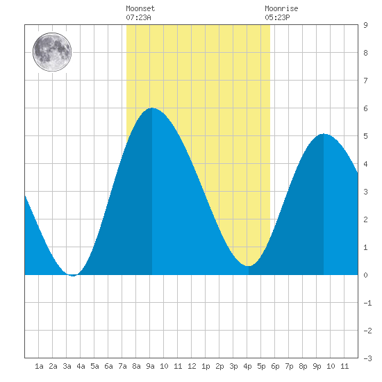 Willtown Bluff tide chart for Monday, January 17, 2022
