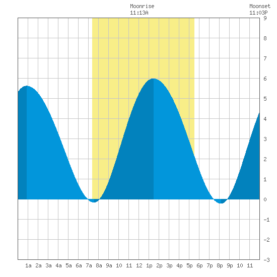 Willtown Bluff tide chart for Friday, January 7, 2022