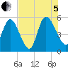 Willtown Bluff tide chart for Friday, August 5, 2022